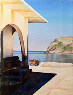 Well Balanced II 1996 43x35 Original Painting - Igor Medvedev Well Balanced II 1996 43x35 Original Painting - Igor Medvedev