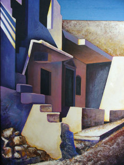 Light Angles 1993 46x36 Super Huge Original Painting - Igor Medvedev Light Angles 1993 46x36 Super Huge Original Painting - Igor Medvedev