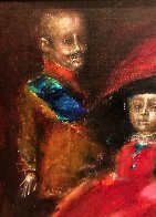Double Portrait 1995 42x33 Huge Original Painting by Andrei Medvedev - 2 Double Portrait 1995 42x33 Huge Original Painting by Andrei Medvedev - 2