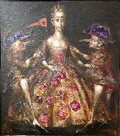 Untitled 1999 44x40 Huge Original Painting by Andrei Medvedev - 3 Untitled 1999 44x40 Huge Original Painting by Andrei Medvedev - 3