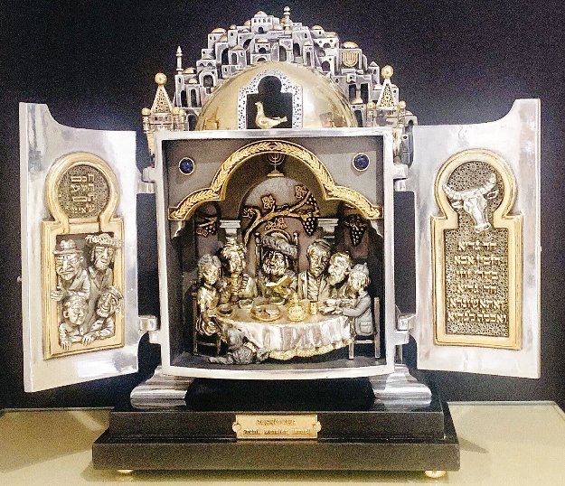 Passover Limited Edition Metal Sculpture by Frank Meisler - For