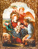 Familia En Al Campo 2000 30x40 Huge Original Painting by Diana Mendoza - 0