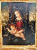 Madonna and Child 2001 42x35 - Huge Original Painting by Diana Mendoza - 3