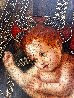 Madonna and Child 2001 42x35 - Huge Original Painting by Diana Mendoza - 5