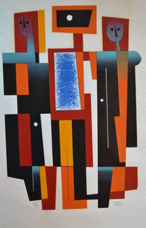 Abstract Limited Edition Print - Carlos Merida