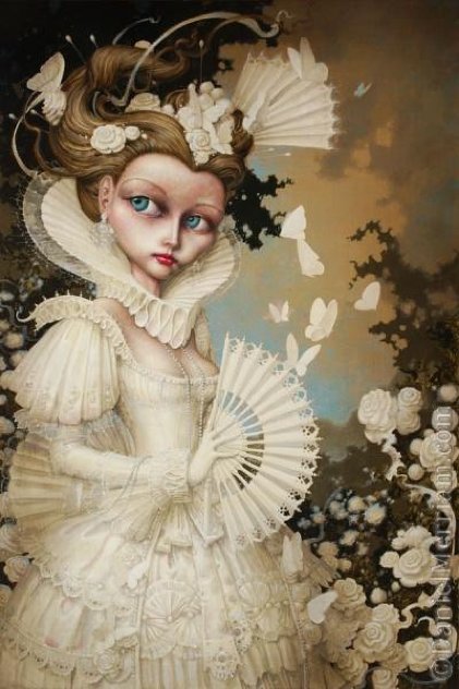 Madame Blanche  2009 - Huge Limited Edition Print by Daniel Merriam