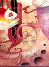 Studying the Muse 2006 42x32 - Mixed Media on Panel - Huge Original Painting by Daniel Merriam - 3 Studying the Muse 2006 42x32 - Mixed Media on Panel - Huge Original Painting by Daniel Merriam - 3
