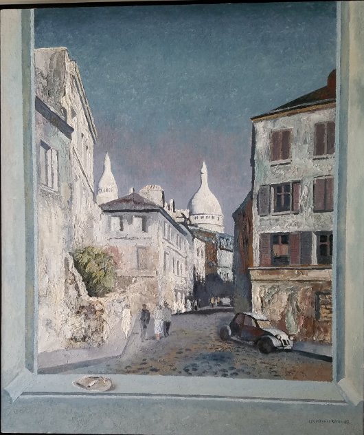 Montmartre 1987 50x60 Original Painting by Lev Meshberg