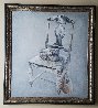 Chair 1987 41x46 Original Painting by Lev Meshberg - 1