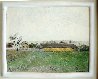 Burgundy Countryside 1993 18x22 - France Original Painting by Lev Meshberg - 2