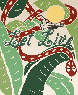 Let Live 2020 PP Limited Edition Print - Joel Mesler Let Live 2020 PP Limited Edition Print - Joel Mesler