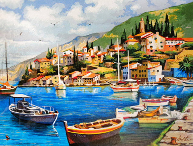 Harbor 2005 Limited Edition Print by Anatoly Metlan