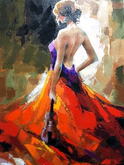 After the Song 2019 Embellished Limited Edition Print - Anatoly Metlan After the Song 2019 Embellished Limited Edition Print - Anatoly Metlan