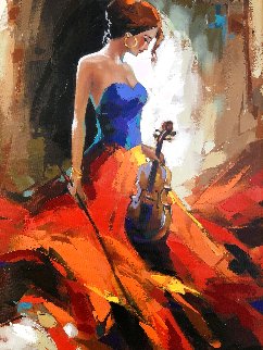 Musical Flame 2019 Embellished Limited Edition Print - Anatoly Metlan