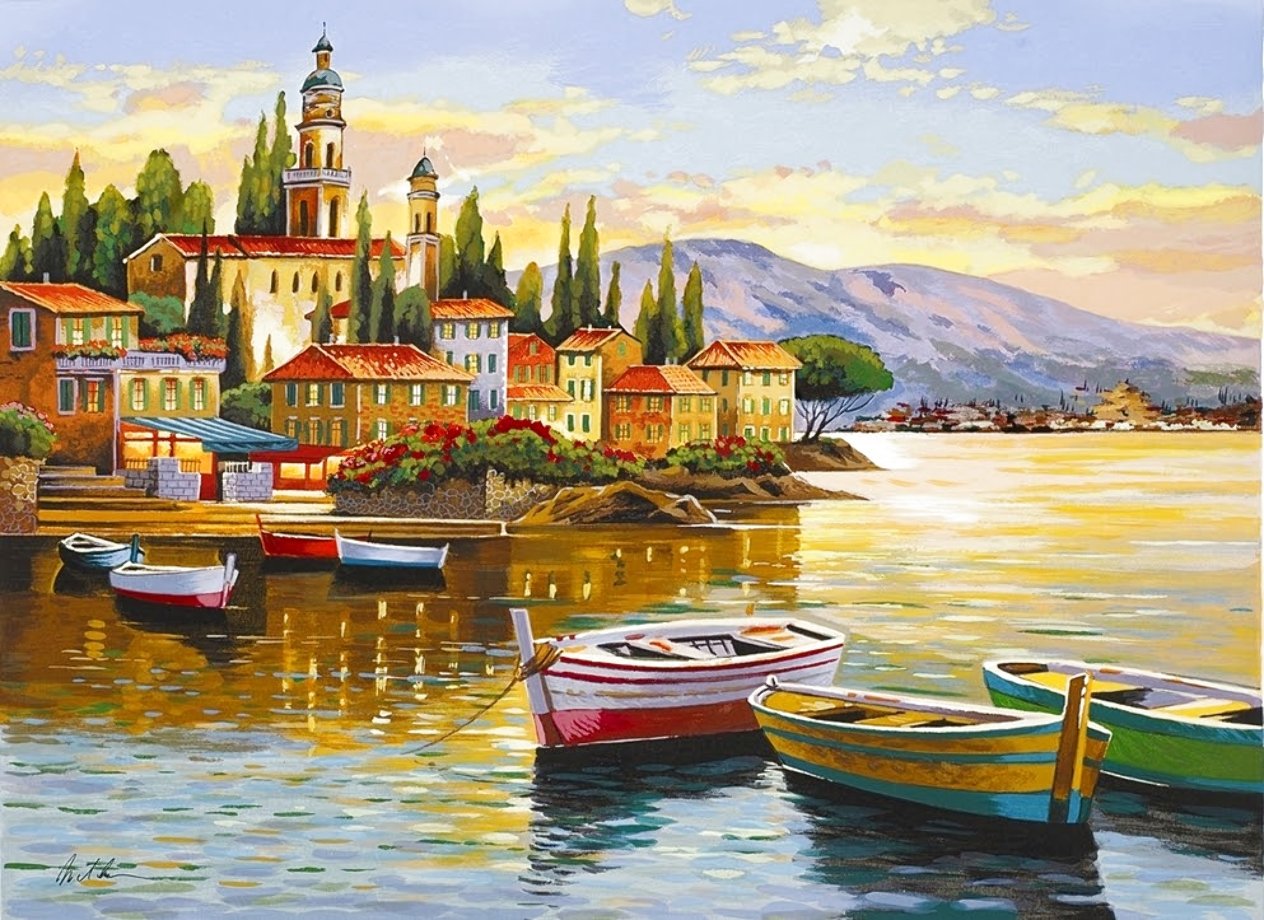 Early Morning 2009 Limited Edition Serigraph by Anatoly Metlan - For ...