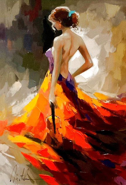 Back from the Concert 2014 Embellished Limited Edition Print by Anatoly Metlan