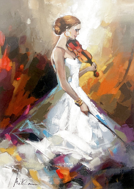 Musical Bounds 2018 34x26 Original Painting by Anatoly Metlan