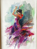 Dancing X Watercolor 2024 33x26 Watercolor by Anatoly Metlan - 2 Dancing X Watercolor 2024 33x26 Watercolor by Anatoly Metlan - 2
