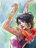 Dancing X Watercolor 2024 33x26 Watercolor by Anatoly Metlan - 3 Dancing X Watercolor 2024 33x26 Watercolor by Anatoly Metlan - 3