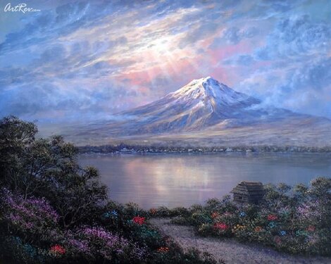 Twilight At Fuji -  Japan Limited Edition Print - Maurice Meyer