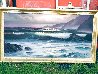 Untitled Seascape 2000 30x54 Huge Original Painting by Maurice Meyer - 1