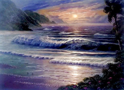 Island Twilight 28x32 Original Painting - Maurice Meyer