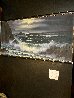 Moonlight Seascape 1970 26x50 - Huge Original Painting by Maurice Meyer - 2