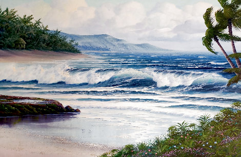 Tropical Hide Away 20x30 Original Painting - Maurice Meyer