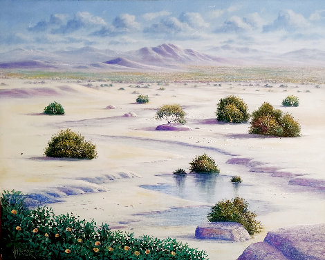 Morning Palette 16x20 - California Desert Original Painting - Maurice Meyer