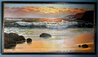 Evening Calm 27x51 - Huge - California Original Painting by Maurice Meyer - 1