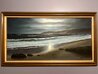 Nocturnal Seascape 29x52 - Huge Original Painting by Maurice Meyer - 1