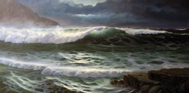 Seascape 24x48 Original Painting by Maurice Meyer