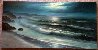 Untitled Seascape 15x30 Original Painting by Maurice Meyer - 1