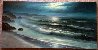 Untitled Seascape 15x30 Original Painting by Maurice Meyer - 2