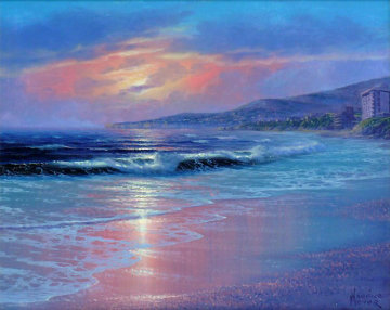 Laguna Shores, California 14x16 Original Painting - Maurice Meyer