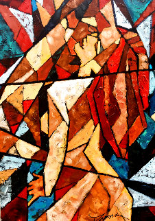 Kiss 2007 39x24 Original Painting - Trevor Mezak Kiss 2007 39x24 Original Painting - Trevor Mezak