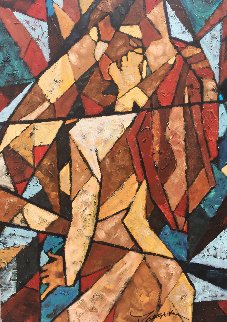 Kiss 2007 39x24 Original Painting - Trevor Mezak Kiss 2007 39x24 Original Painting - Trevor Mezak