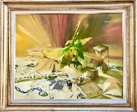 Untitled Painting 1990 30x36 Original Painting by Michael Gorban - 2 Untitled Painting 1990 30x36 Original Painting by Michael Gorban - 2