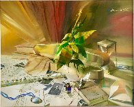Untitled Painting 1990 30x36 Original Painting by Michael Gorban - 0 Untitled Painting 1990 30x36 Original Painting by Michael Gorban - 0