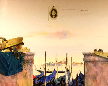 Impressions, Venice 1998 51x63 Original Painting - Michael Gorban Impressions, Venice 1998 51x63 Original Painting - Michael Gorban