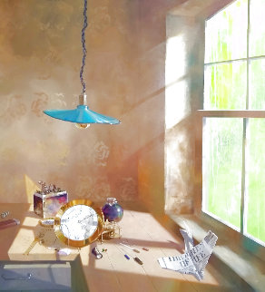 Watchmaker 2005 49x45 Original Painting - Michael Gorban Watchmaker 2005 49x45 Original Painting - Michael Gorban