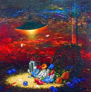 First Harvest 2006 44x44 Original Painting - Michael Gorban First Harvest 2006 44x44 Original Painting - Michael Gorban