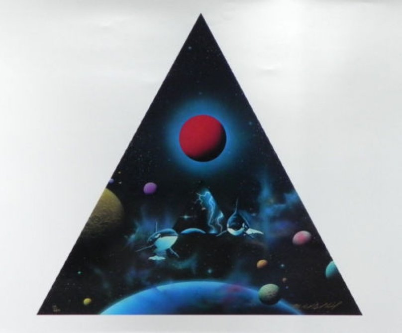 MICHAEL DAVID WARD宇宙画 Michael David Ward Signed Lithograph Star Trek 