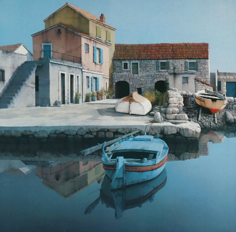 Fishing Village 1985 - Dalmatia, Croatia Limited Edition Print - Zvonimir Mihanovic