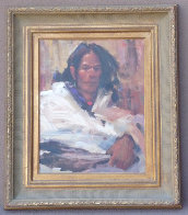 Healer 1998 19x15 Original Painting by Mike Larsen - 1 Healer 1998 19x15 Original Painting by Mike Larsen - 1