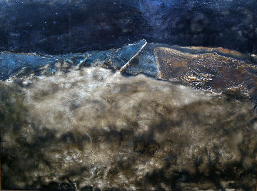 Landscape 1984 25x33 Original Painting - Vyacheslav Mikhailov Landscape 1984 25x33 Original Painting - Vyacheslav Mikhailov