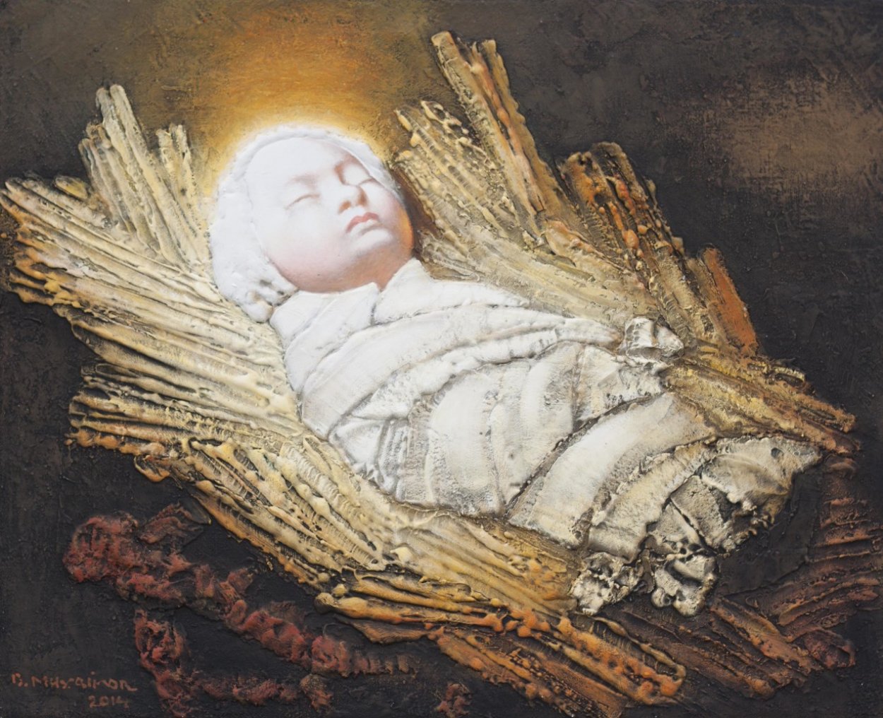 Christmas 2014 25x31 Original Painting by Vyacheslav Mikhailov Christmas 2014 25x31 Original Painting by Vyacheslav Mikhailov