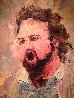 Luciano Pavarotti 47x38 Huge Original Painting by Henrietta Milan - 2