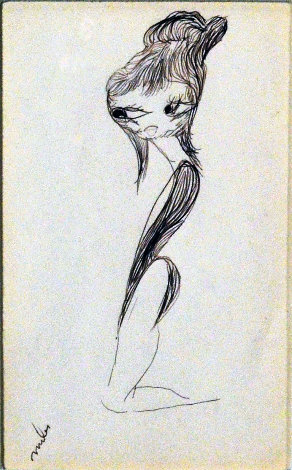 Pretty Woman 22x18 Drawing - Miles Davis