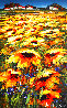 Untitled Floral Landscape 30x16 Original Painting by Michael Milkin - 0